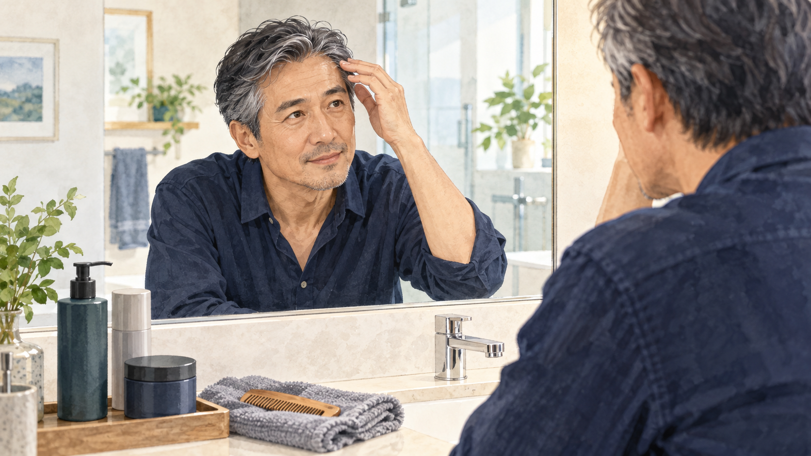 50代男性におすすめの白髪染め4選｜自然に見せる色選びと失敗を防ぐポイント