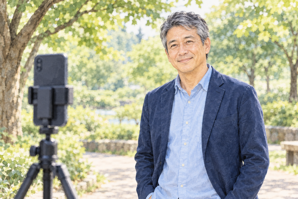 50代男性のマッチングアプリ写真｜自然に見える撮り方と避けたい例