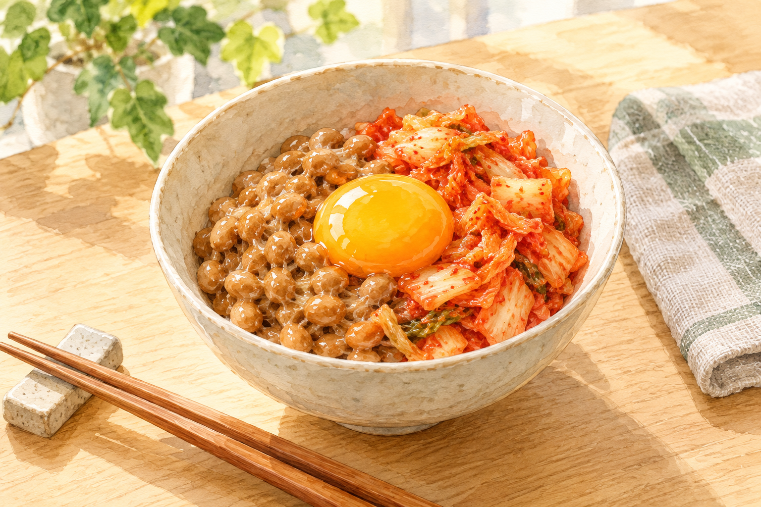 納豆・キムチ・卵黄は腸活にいい？50代男性の朝ごはんと栄養の話