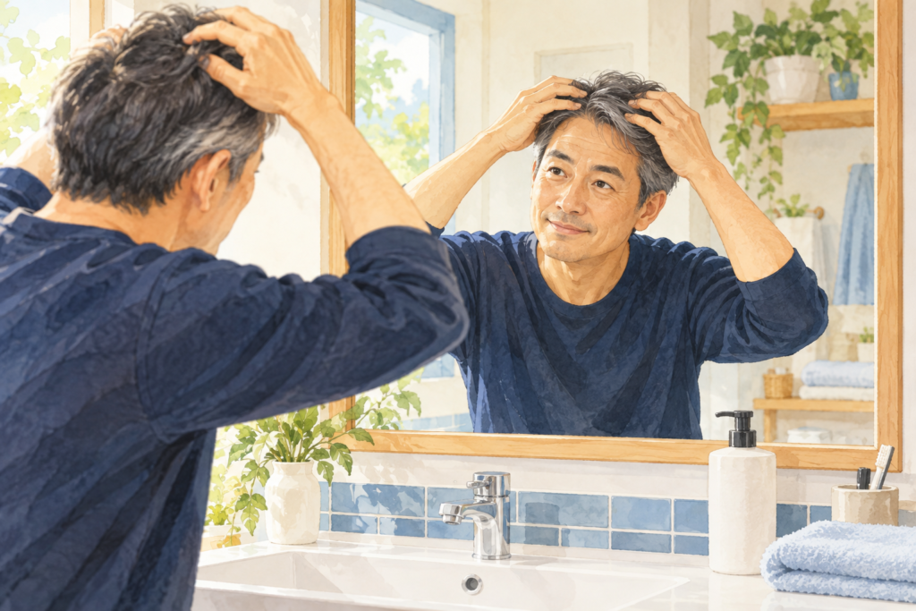 50代男性の頭皮ケア｜べたつき・乾燥が気になるときの洗い方とシャンプー選び