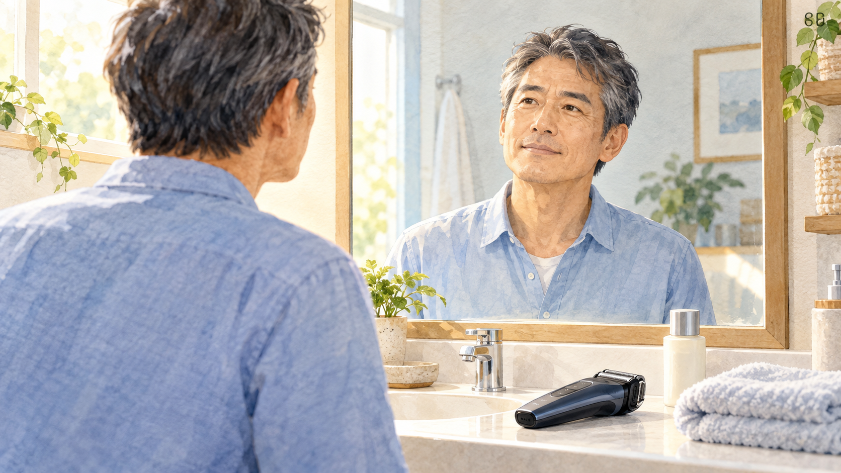 50代男性、髭剃り後にヒリヒリする？剃り方と道具で見直したいこと